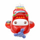 Aga4Kids Interactive Airplane with Xylophone Red