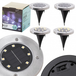 Aga Solar Lighting 8LED 4pcs Cool White