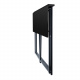 Folding wooden table black Ruhhy 26117 universal
