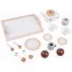 Wooden tea set with tray ZA4124