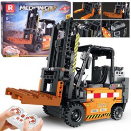 Building Kit Remote Controlled FORKLIFT TRUCK movable 722-pieces ZA5796 universal