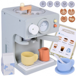 Wooden Coffee Maker - Ideal Set for a Little Barista 18pcs ZA5935 Universal