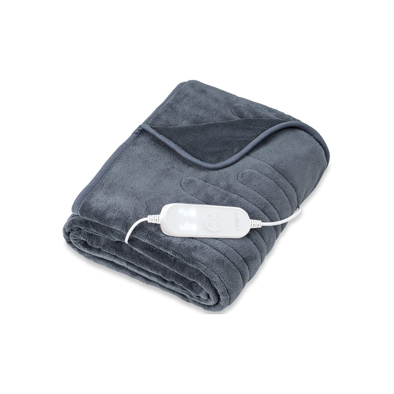 Tresko Electric heated blanket 180x130cm Grey