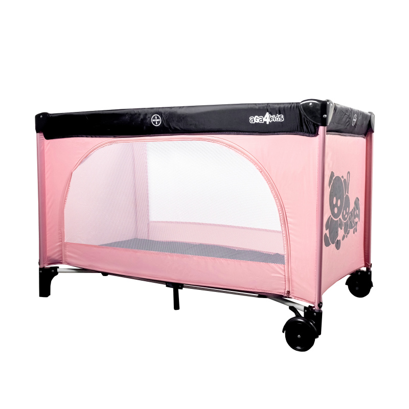 Aga4Kids Travel Cot MR6675 Pink