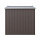 Aga Garden Shed 236x190x174 cm Taupe