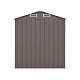 Aga Garden Shed 194x131x184 cm Gray-Brown