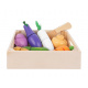 Set of fruit, vegetables, wooden for cutting Z11207