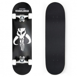 BIG WOODEN SKATEBOARD MANDALORIAN LOGO