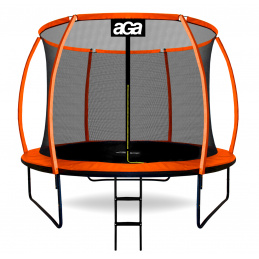 Aga SPORT EXCLUSIVE Trampoline 305 cm Orange + protective net + ladder