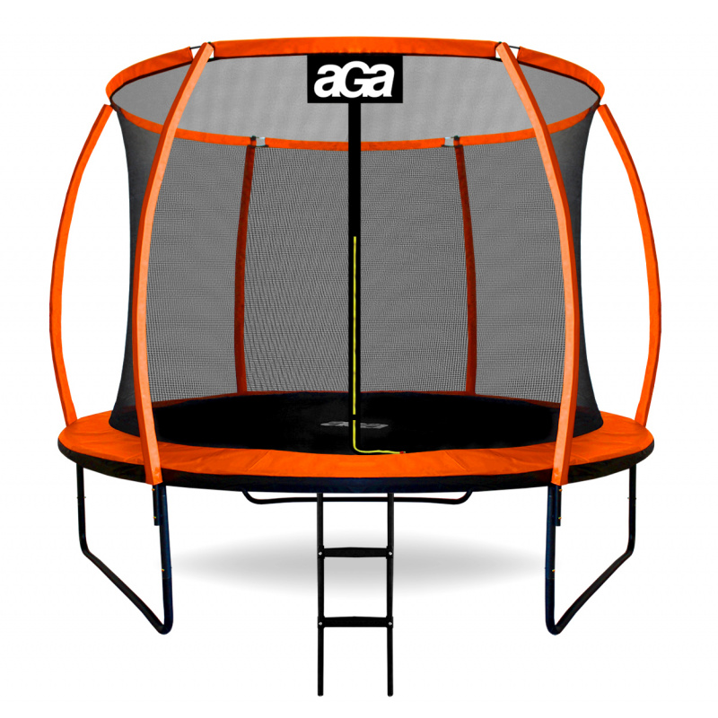 Aga SPORT EXCLUSIVE Trampoline 305 cm Orange + protective net + ladder