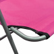 Linder Exclusiv Folding Chair PO2600PI Pink