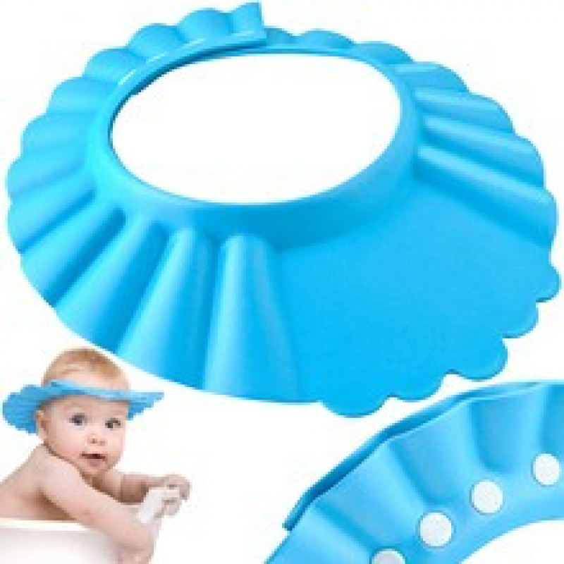 Baby bathing cap ISO - Blue