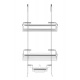 Hanging shelf for shower Silver Malatec 16721