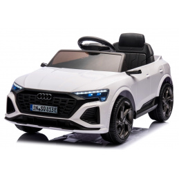 AUDI SQ8 WHITE Battery Car EVA Leather Pilot Lithium-Ion Battery