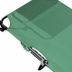 Aga 2x Garden Reclining Lounger with Canopy Light Green