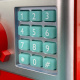 Aga Money Box Safe Red