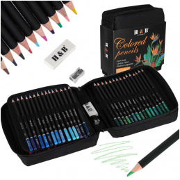 Colored pencils in a case set of 120 pieces