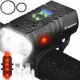 Set of LED bike lights, 4T6, AKU 2 pcs Trizand 18668