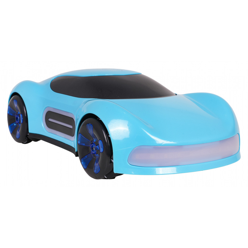 Vehicle with smoke function controlled by remote control and blue watch