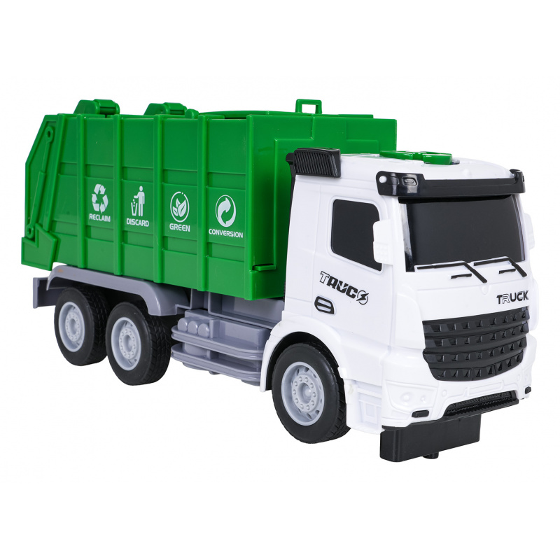 Garbage truck with light and sound function