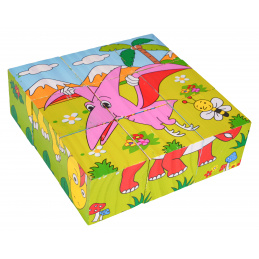 Wooden Blocks for the Youngest Dinosaur Edition