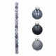 Aga Christmas Ornaments MIX 3cm 16pcs Anthracite