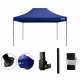 Aga Sales Stand without Sidewalls 3x4.5 m Blue
