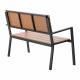 Aga Garden Bench 118x54x77 Brown