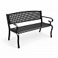 Aga Metal Garden Bench 128x60x84 cm