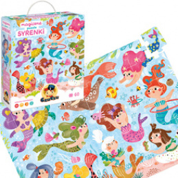 CzuCzu Large Magic Puzzle Mermaids 60 pieces 4+ ZA5631 universal