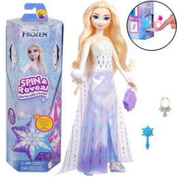 Mattel Disney Princess Frozen Spin & Reveal Doll Elsa + Accessories ZA6043 Universal