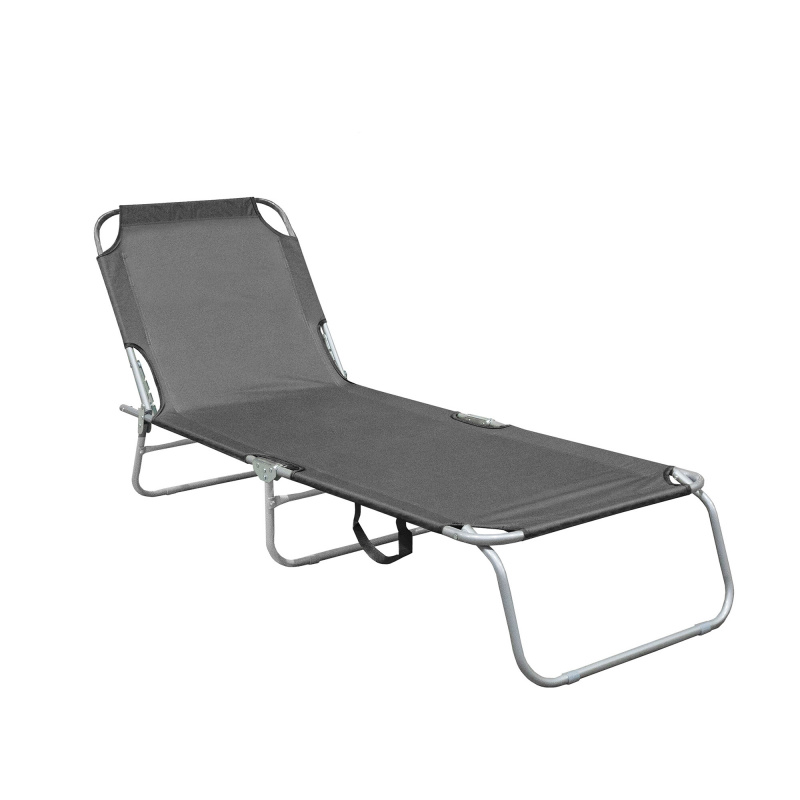 Aga Garden Reclining Lounger Grey