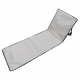 Aga Beach Lounger with Backrest Folding 150x47x48 cm Grey