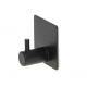 Aga Self-Adhesive Bathroom Hook Black