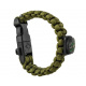 Bracelet SURVIVAL with accessories - Green