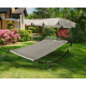 Aga Garden Lounger for Two Persons with Canopy Beige