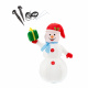 Aga Inflatable LED Snowman 120 cm