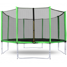 Aga SPORT PRO Trampoline 366 cm Light Green + Safety Net