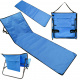 Aga Beach lounger with backrest foldable 150x47x48cm