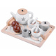 Wooden tea set with tray ZA4124