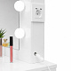 Aga Dressing table with mirror, lighting and el.drawer Glossy White