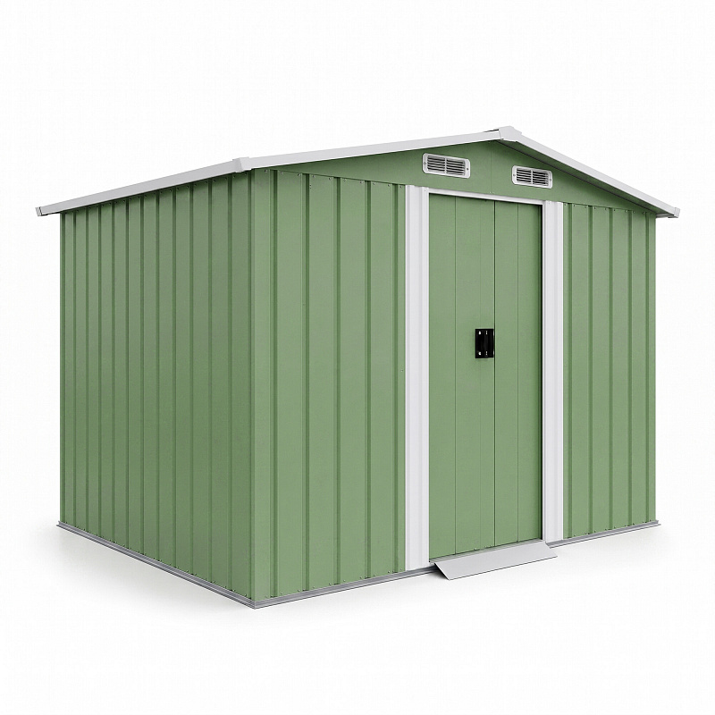 Aga Garden Shed 236x174x190 cm Light Green