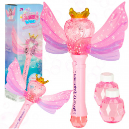 Soap bubble machine princess wand