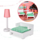 Aga Wooden dollhouse with furniture Pastel