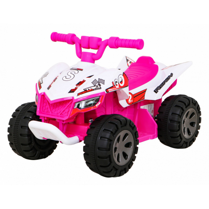 The fastest battery-powered quad for kids Pink + 25W motor