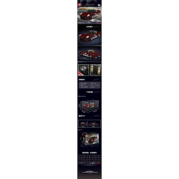 Sports Car Building Set Red 389pcs.