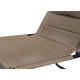 Linder Exclusiv Garden lounger XXL with canopy Taupe