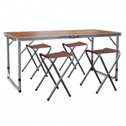 Aga Camping Folding Set Brown