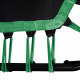 Aga FITNESS Trampoline 130 cm Green + handle
