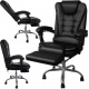Office chair with footrest - black Malatec 23286 universal